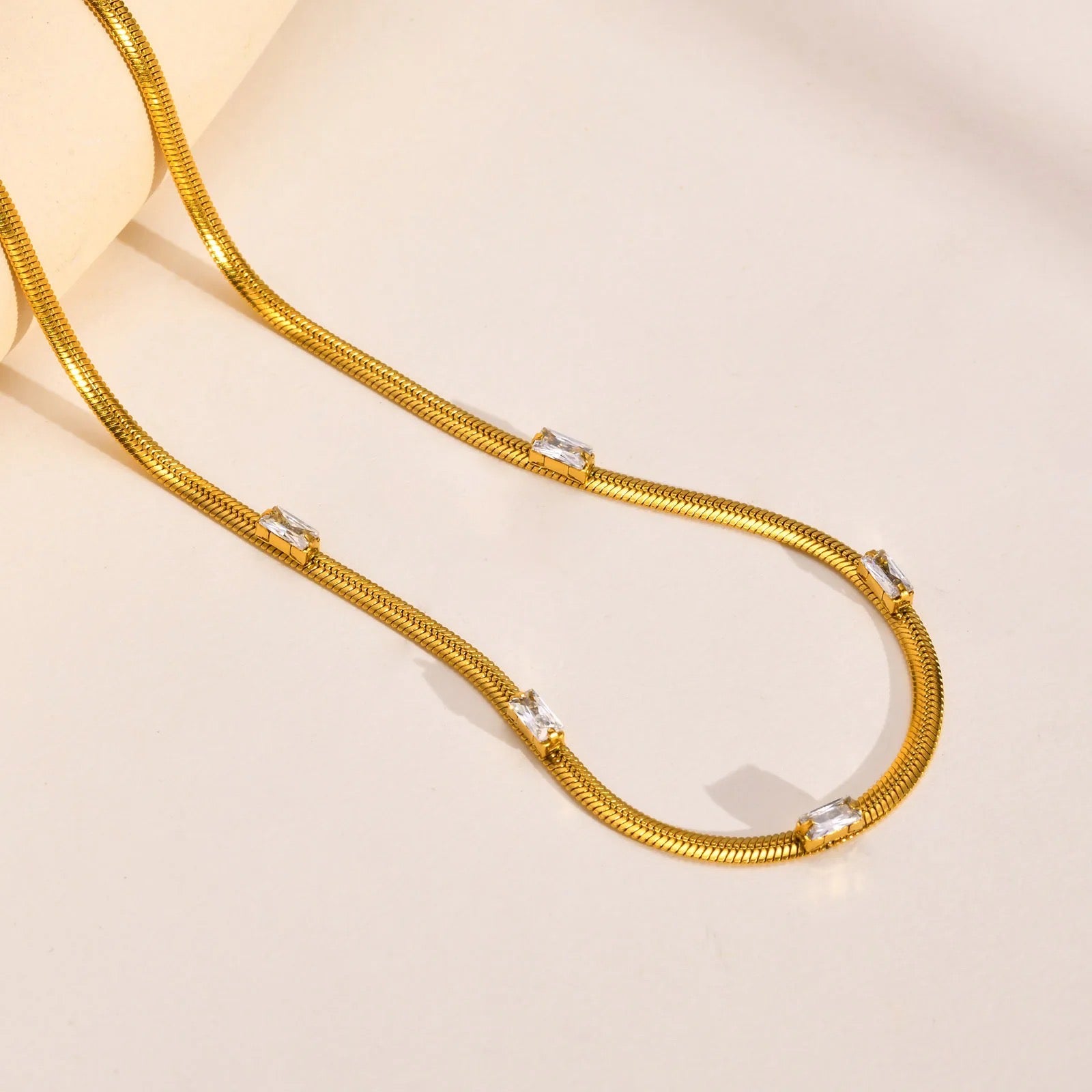 Gravel Herringbone Necklaces