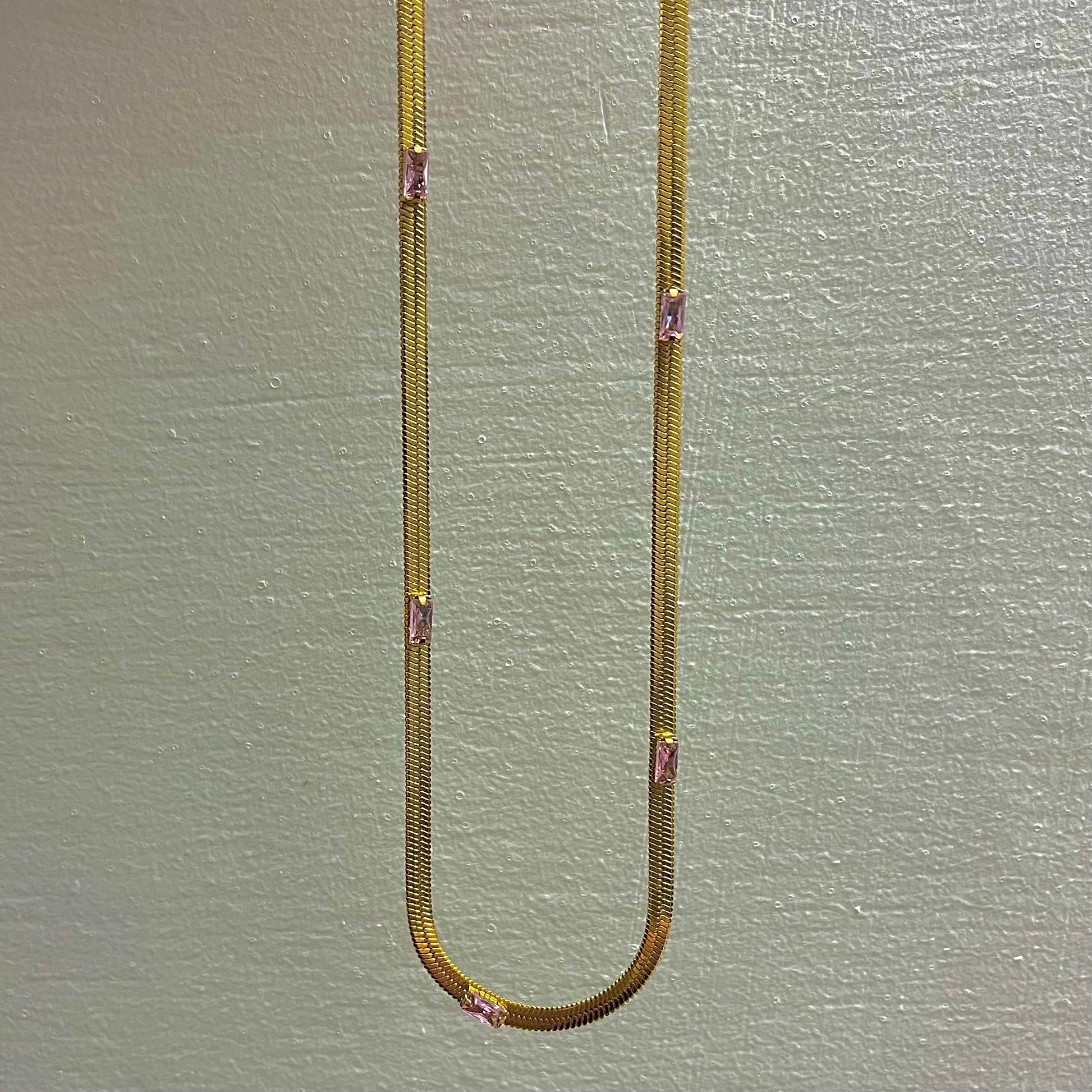 Gravel Herringbone Necklaces