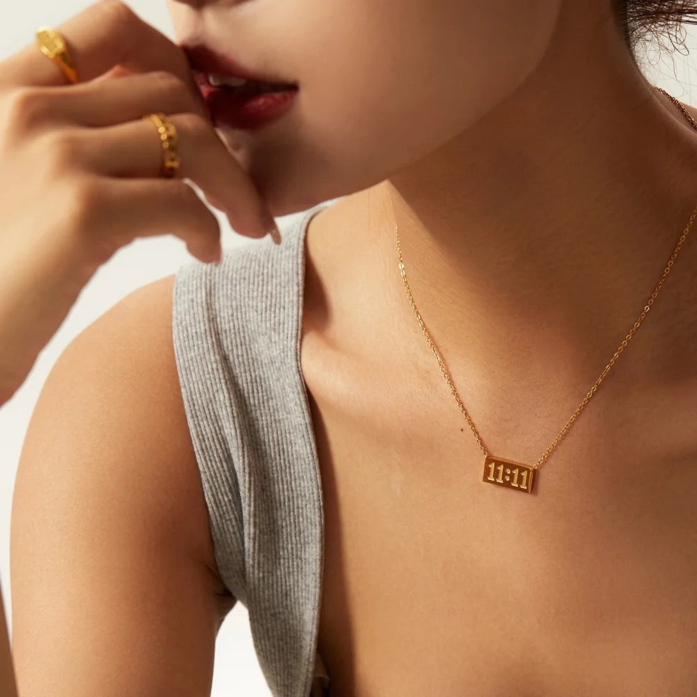11:11 Gold Necklace
