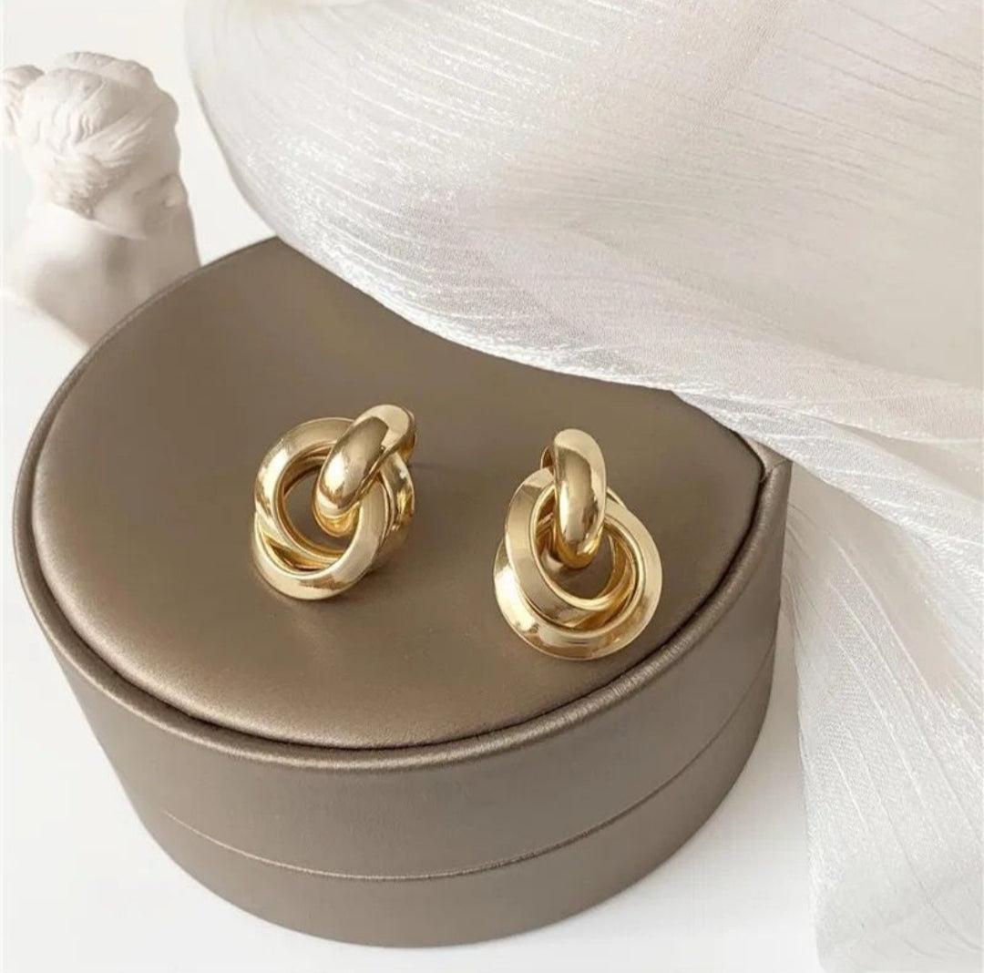 Amaira Modern Gold Earrings