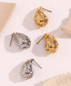 Pearl Diamond Bottega Earrings