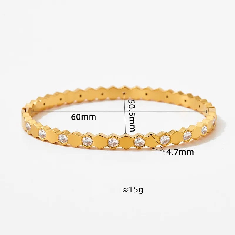 Christiane Gold Cuff
