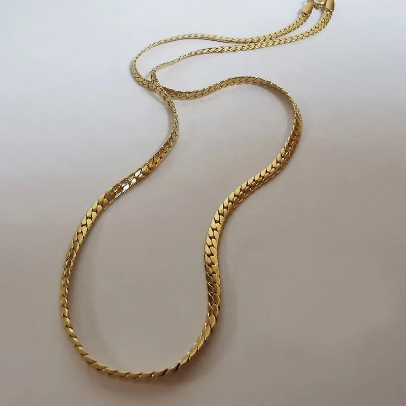 Almon Linked Gold Necklace✨