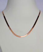 Herringbone Rosegold Necklace