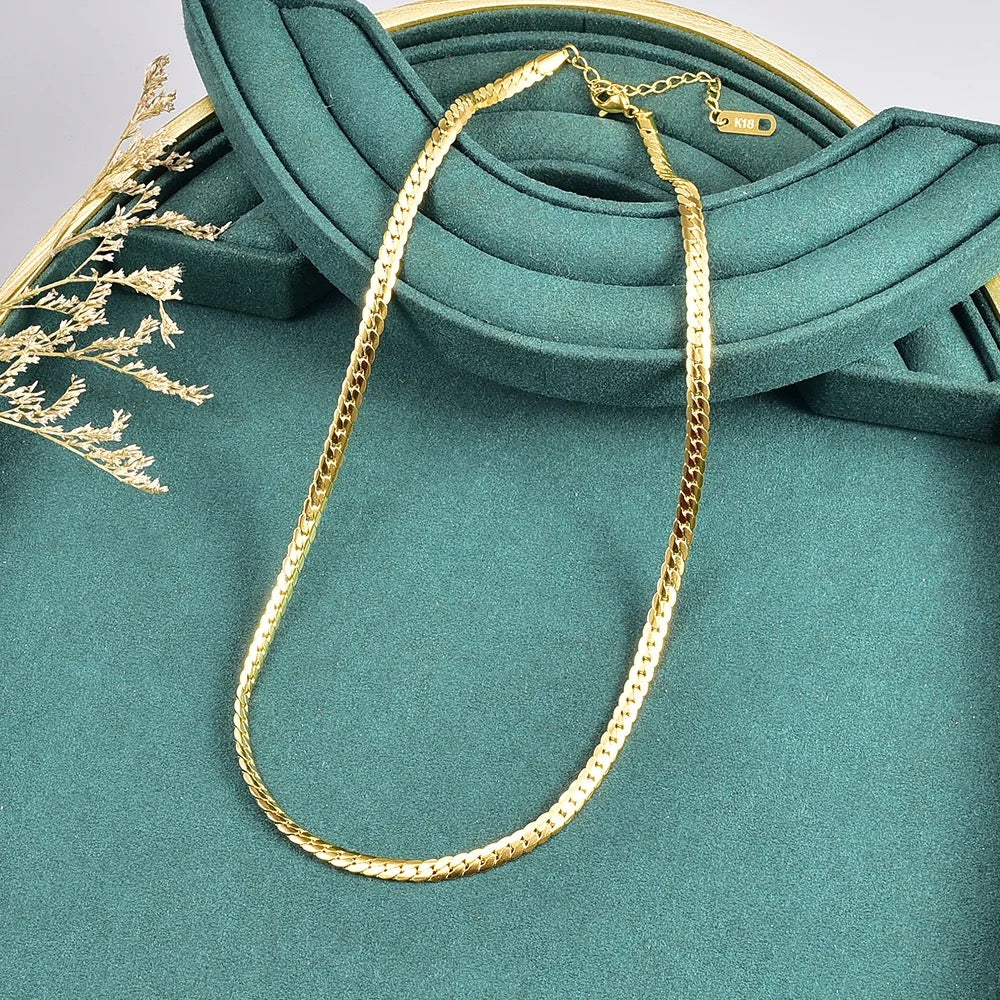 Almon Linked Gold Necklace✨
