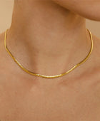 Almon Linked Gold Necklace✨