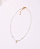 Venezia Little Stone Pearl Necklace