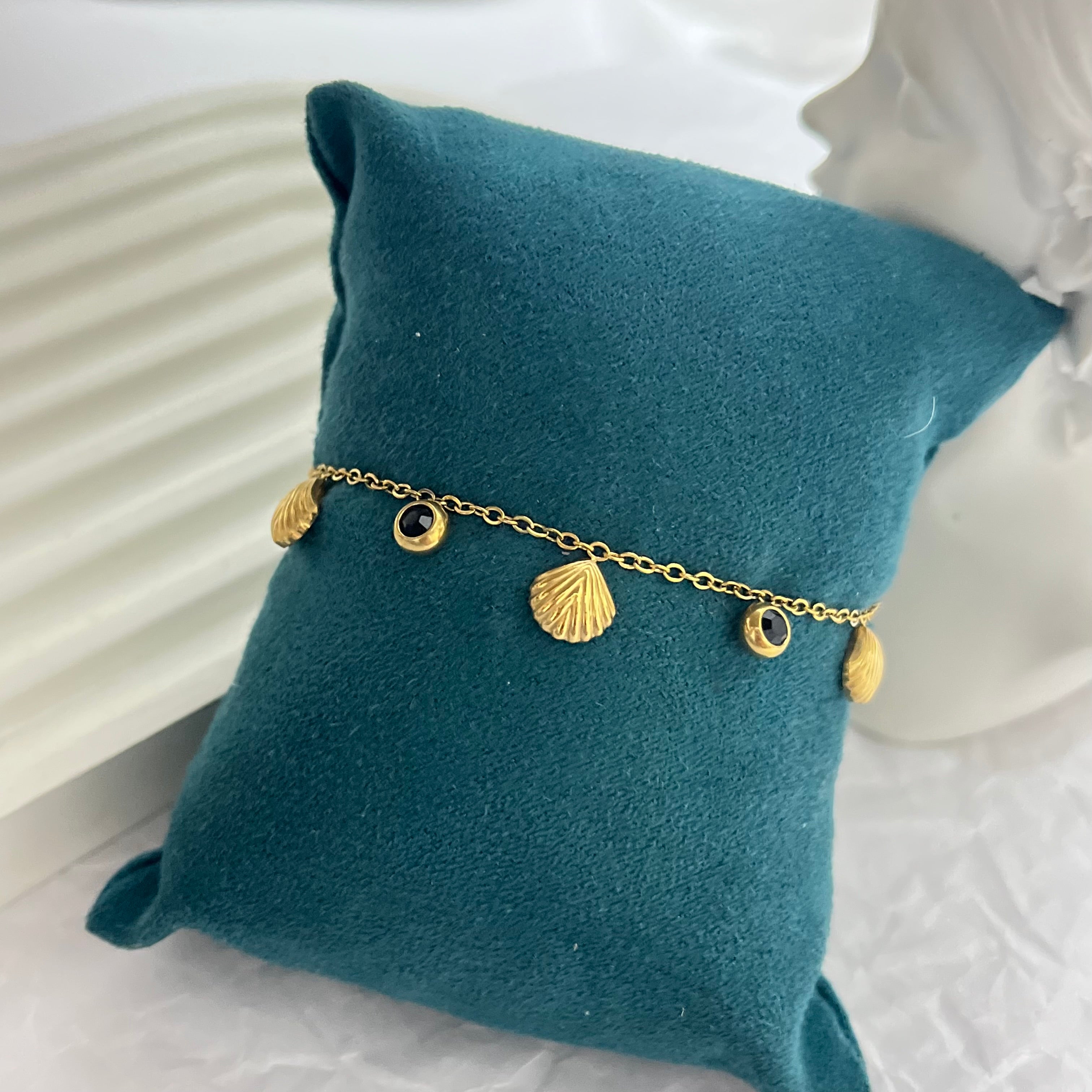 Cosmic Shell Gold Bracelet