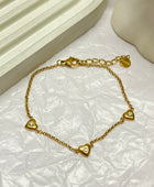 Minicha Heart Gold Bracelet