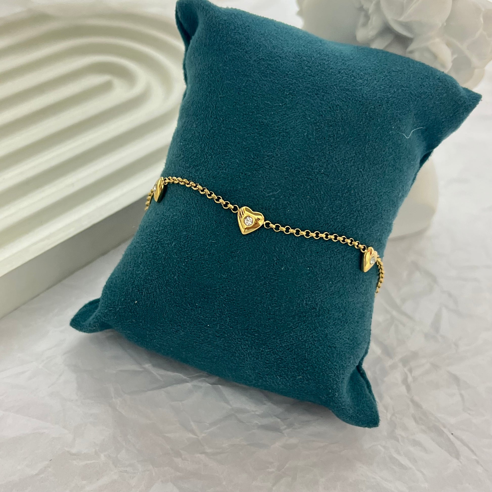 Minicha Heart Gold Bracelet