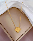 Shinyl Clover Gold Necklace