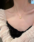 Shinyl Clover Gold Necklace