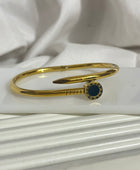 Nail Black Gold Cuff