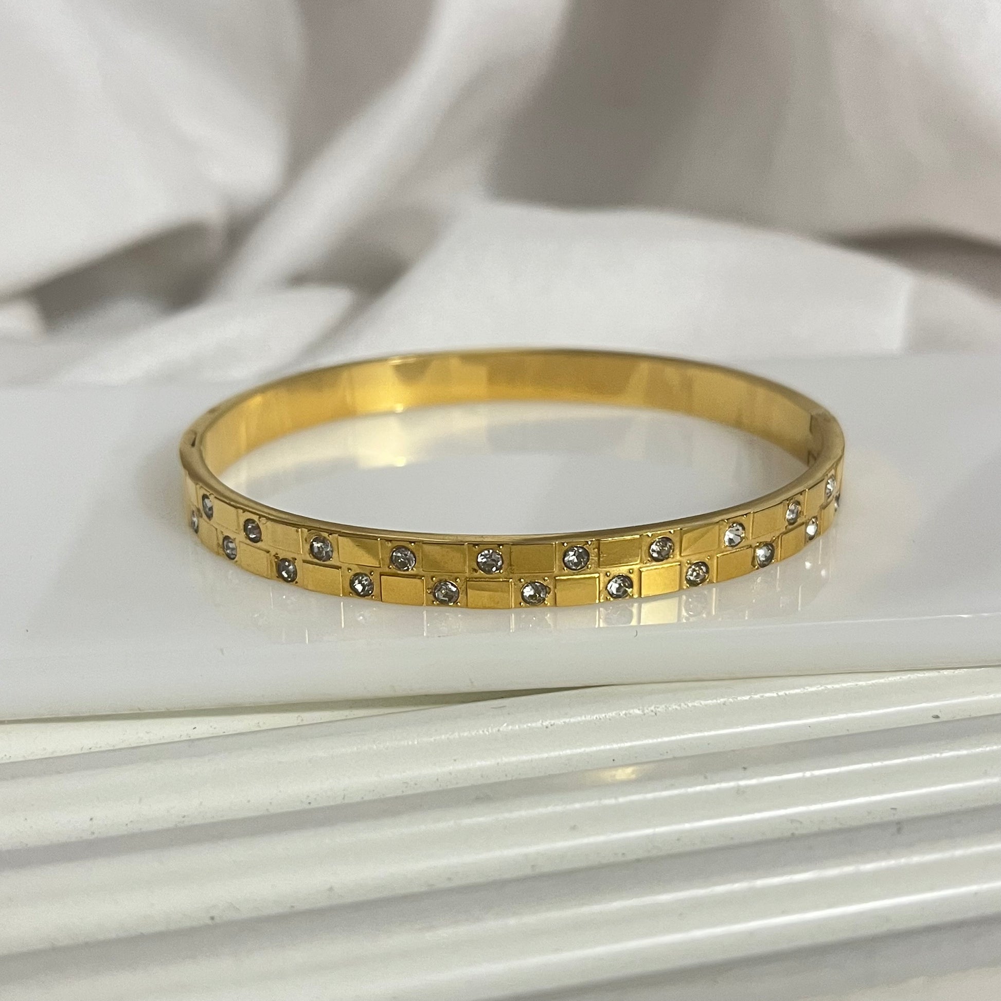 Felicity Diamond Gold Cuff