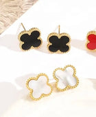 Mini Clover Gold Studs