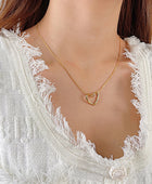 Bosom Hollow Heart Necklace