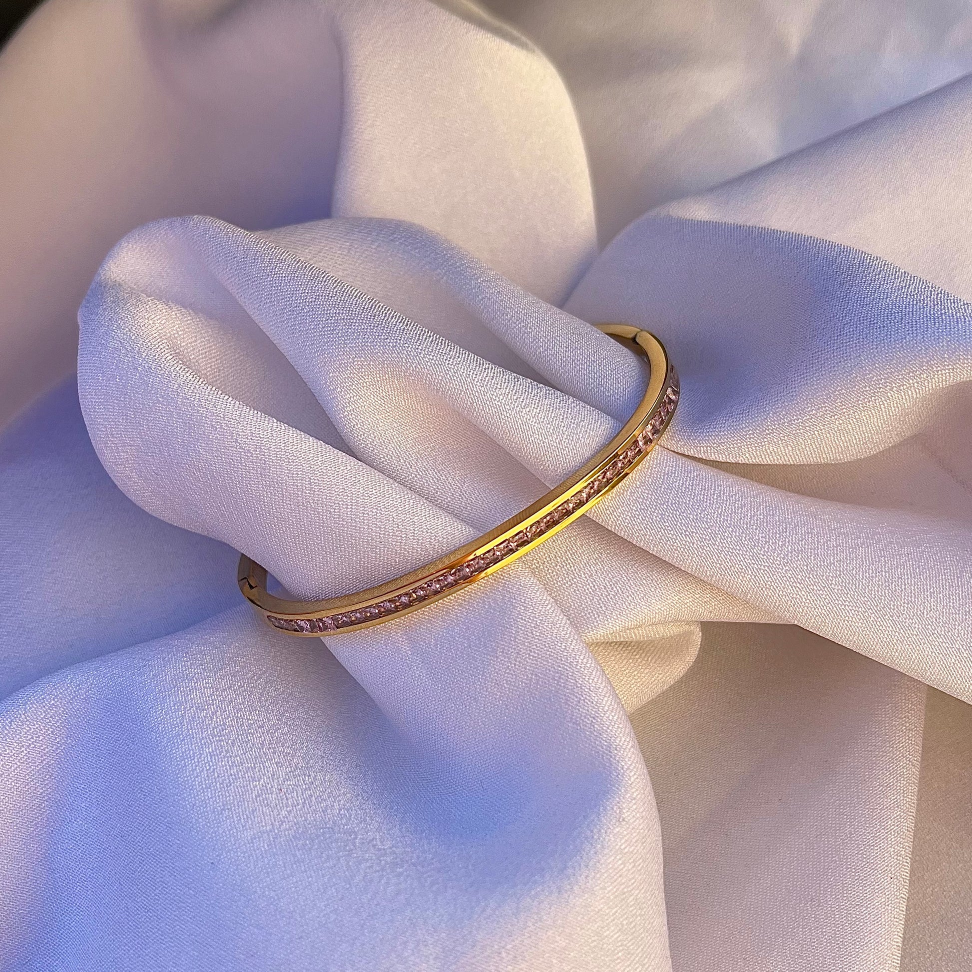 Nuhu Pink Diamond Gold Cuff