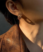 Darcie Net Gold Hoops