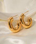 Raina Chunky Gold Hoops