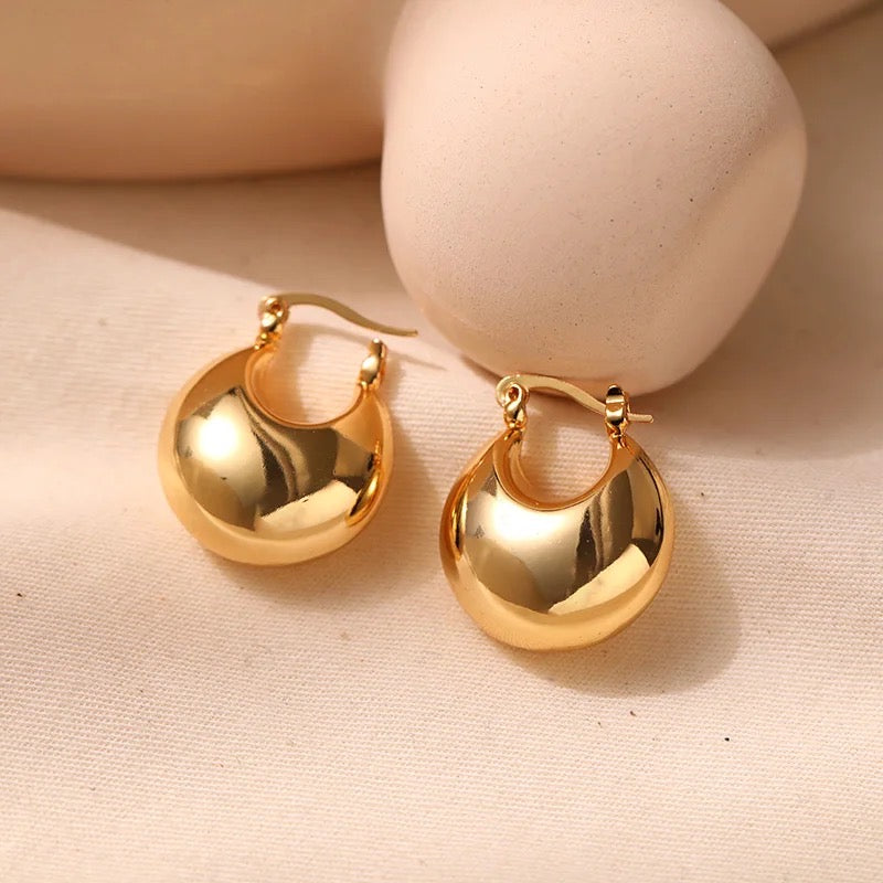 Betty Ball Gold Hoops
