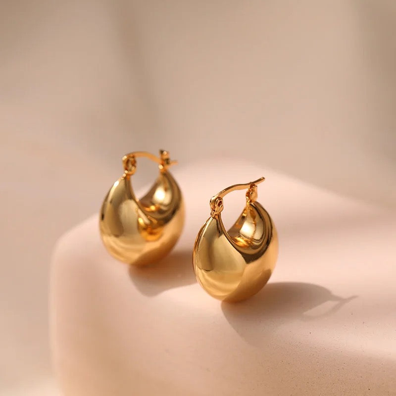 Betty Ball Gold Hoops