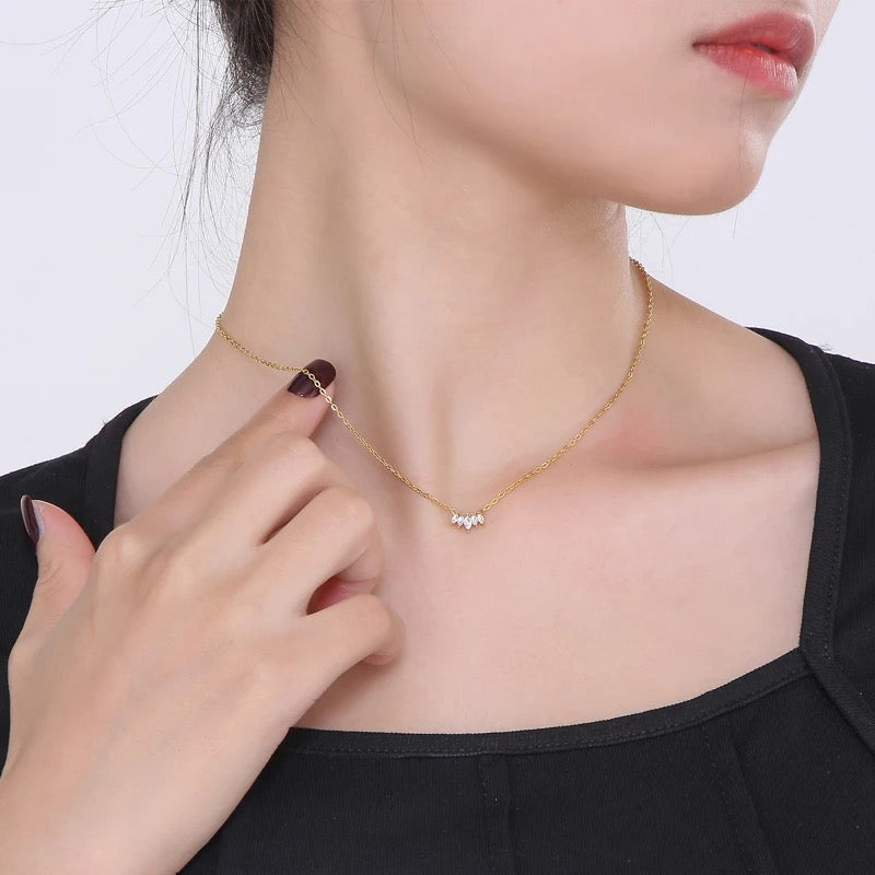 Jupiter Leafy Diamond Necklace✨