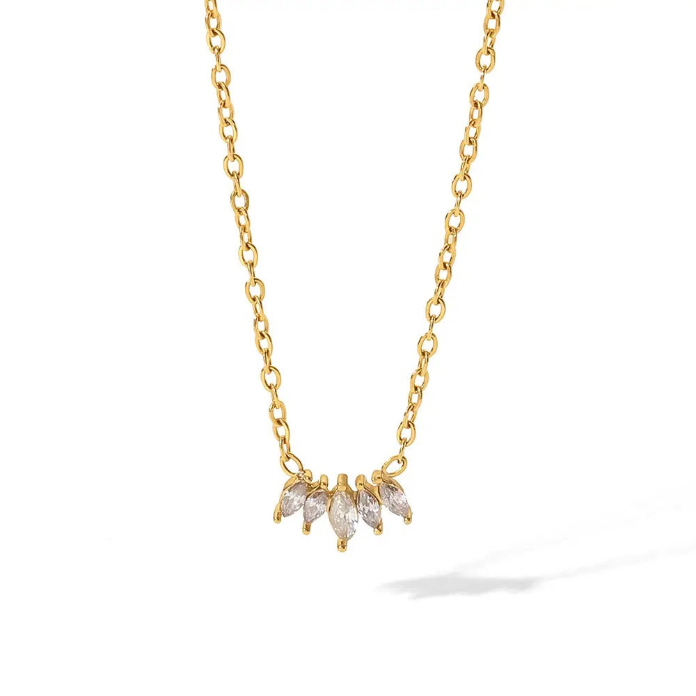 Jupiter Leafy Diamond Necklace✨