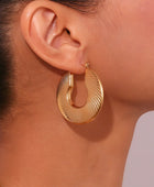 Amrose Big Gold Hoops