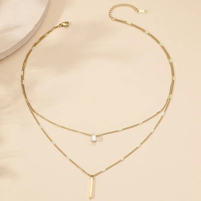 Kiki Layered Diamond Necklace