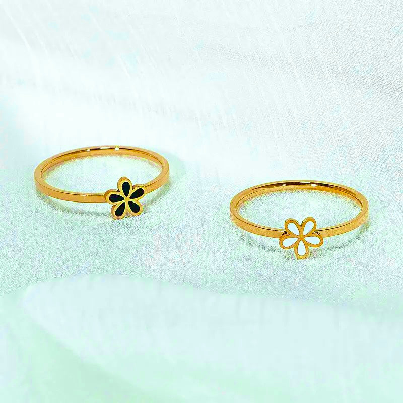 Flowery Cute Minimal Rings