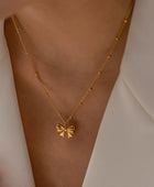 Hania Cute Bow Necklace