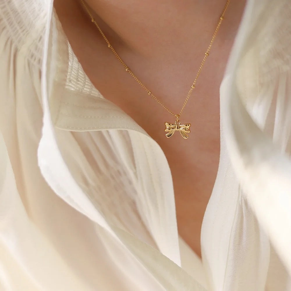 Maya Bow Necklace