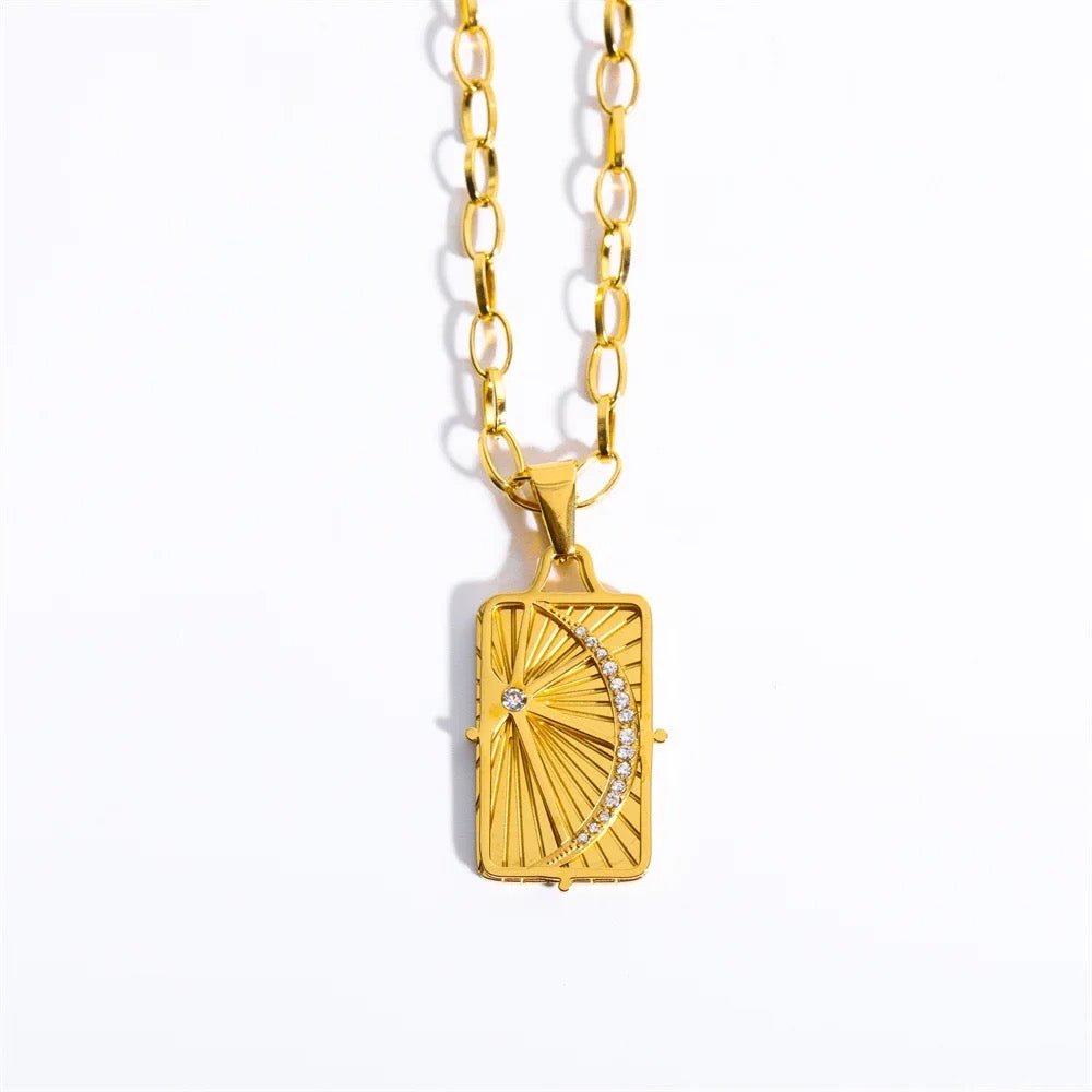 Dreamcatcher Double Phase Necklace