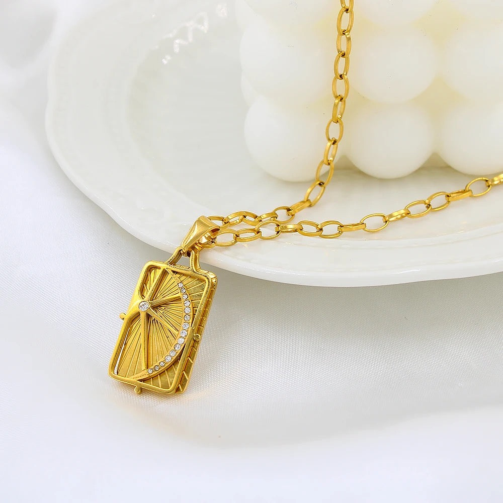 Dreamcatcher Double Phase Necklace