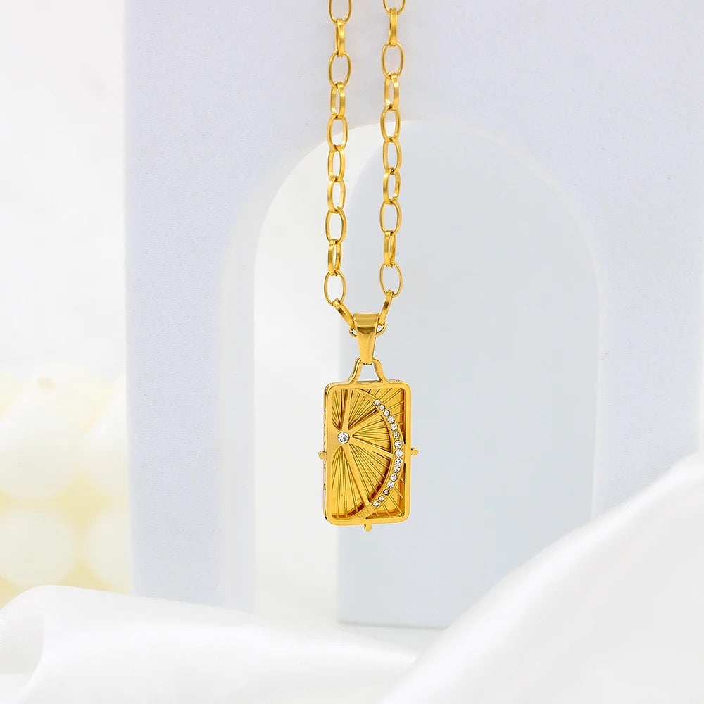 Dreamcatcher Double Phase Necklace