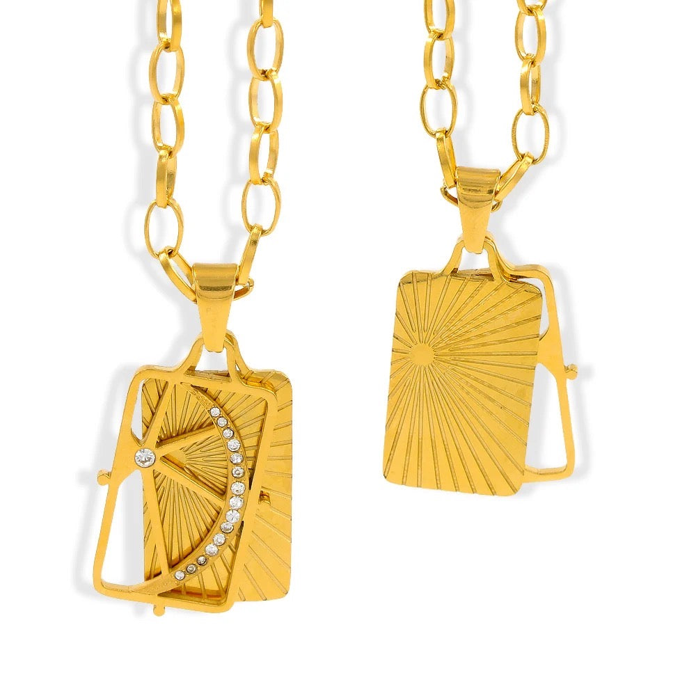 Dreamcatcher Double Phase Necklace