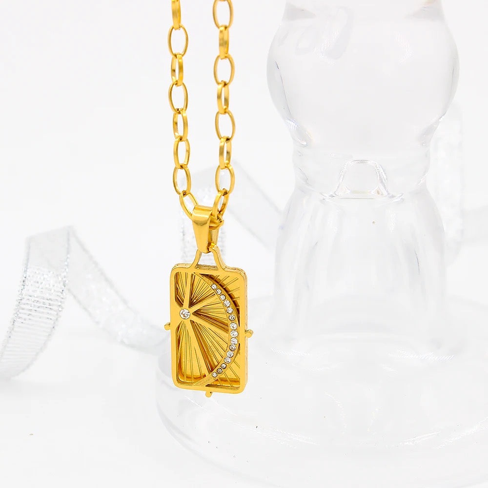 Dreamcatcher Double Phase Necklace