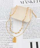 Butterfly Gold Layered Necklace