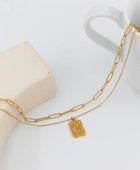 Butterfly Gold Layered Necklace