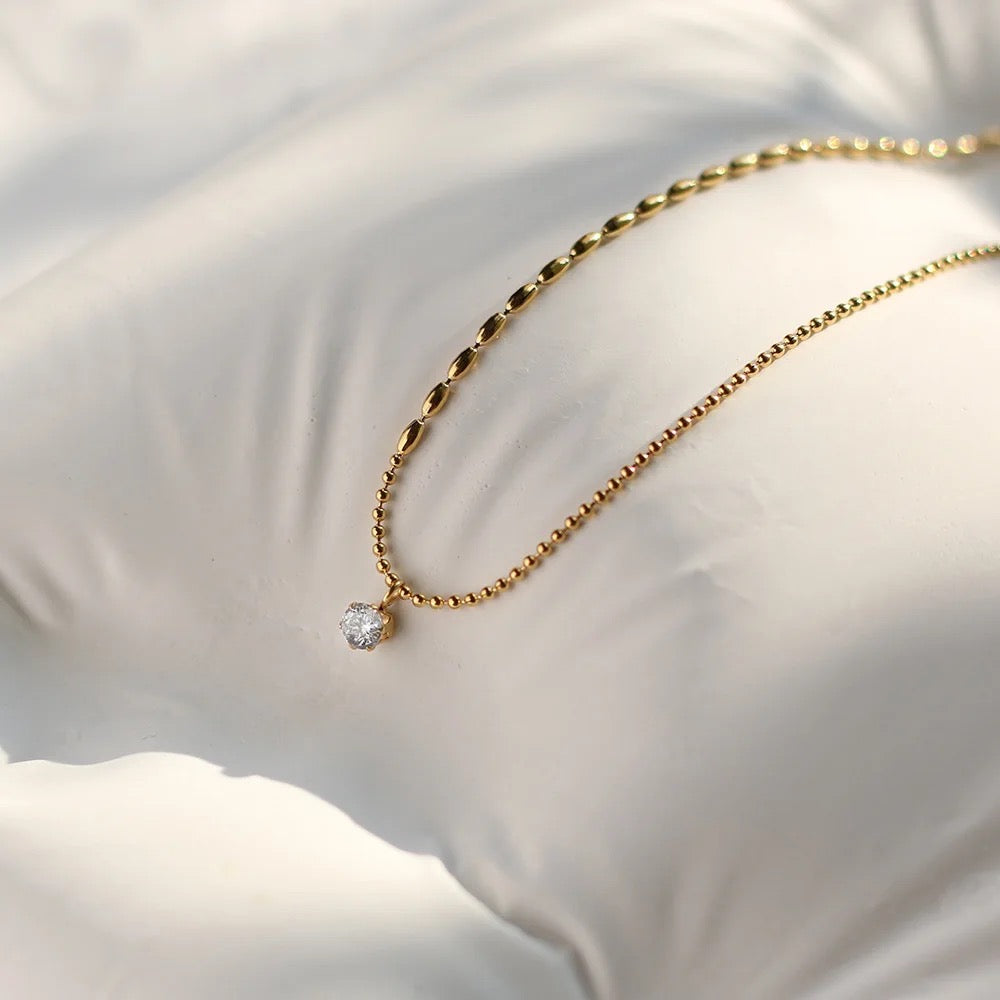 Alizeh Prom Gold Necklace