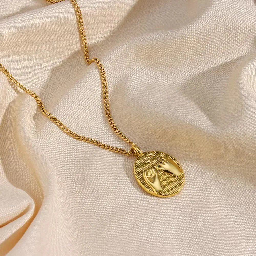 Promise Me Gold Necklace