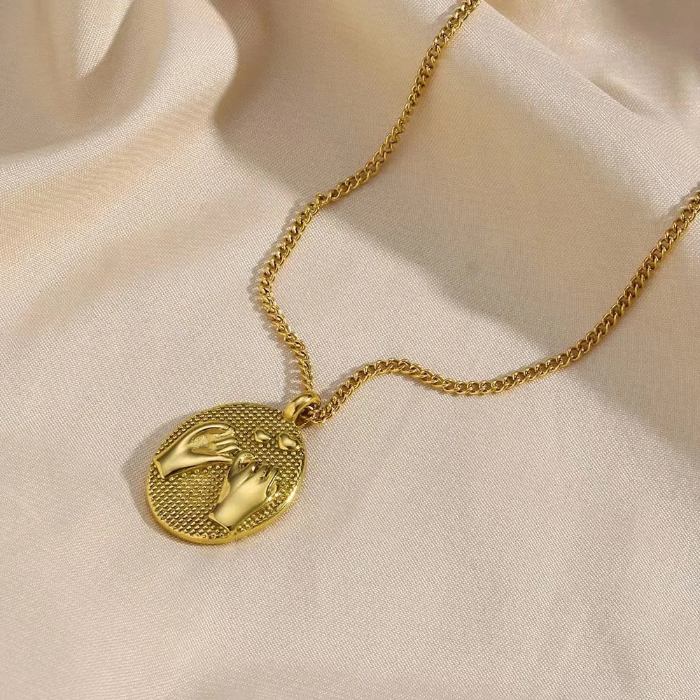Promise Me Gold Necklace