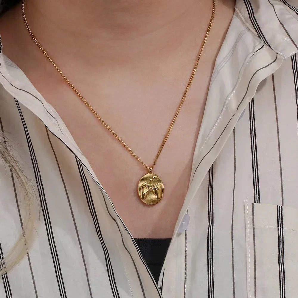 Promise Me Gold Necklace