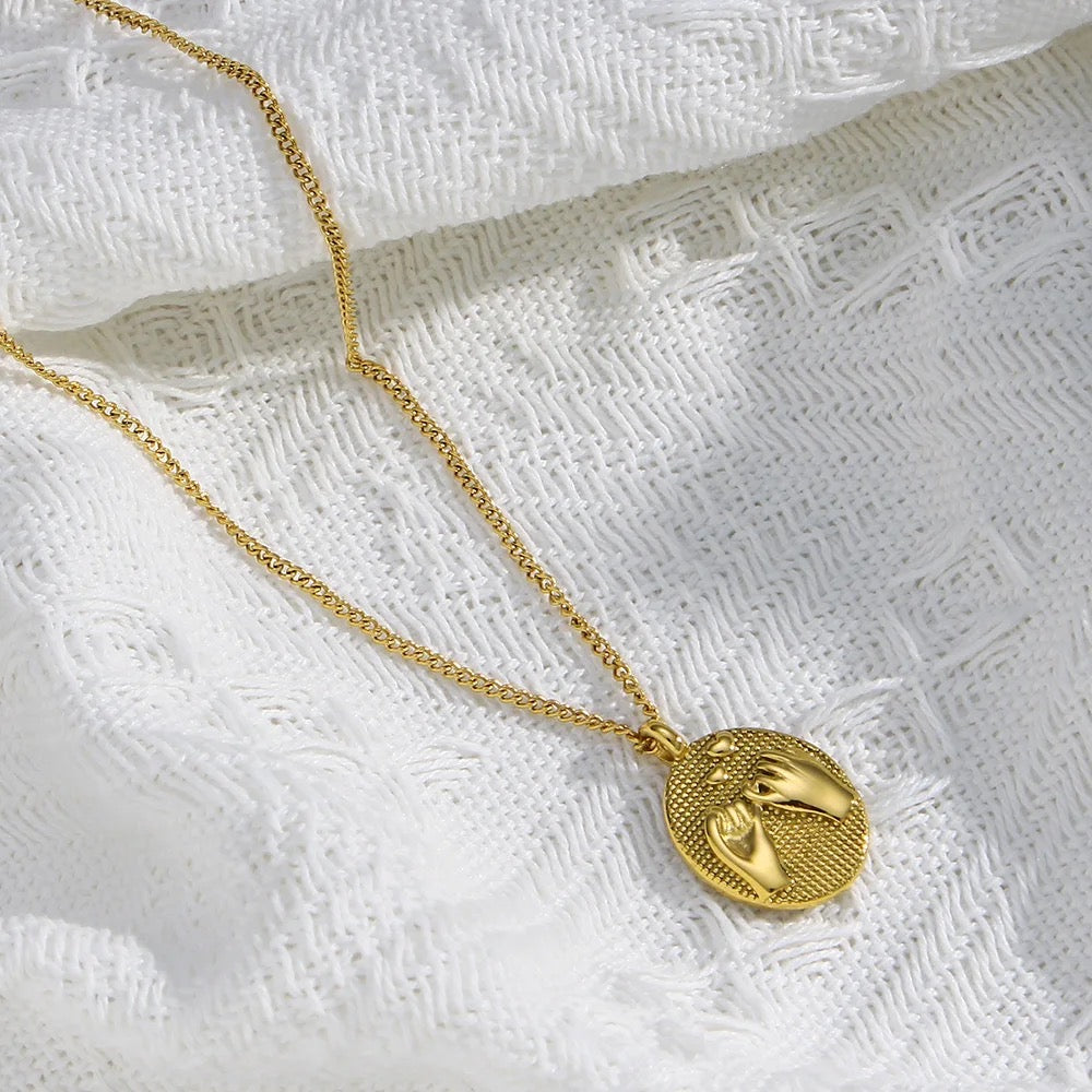 Promise Me Gold Necklace