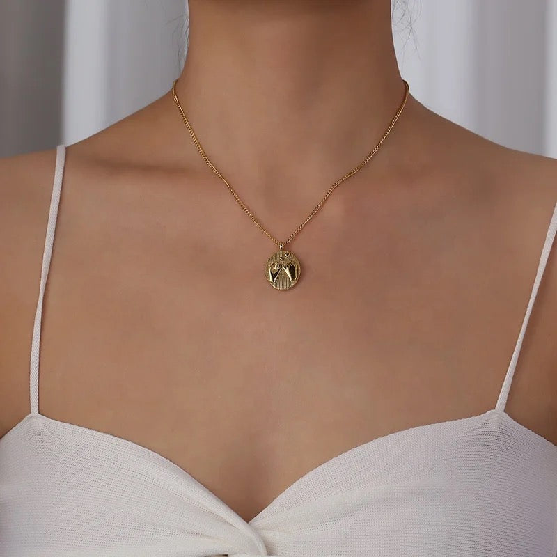 Promise Me Gold Necklace