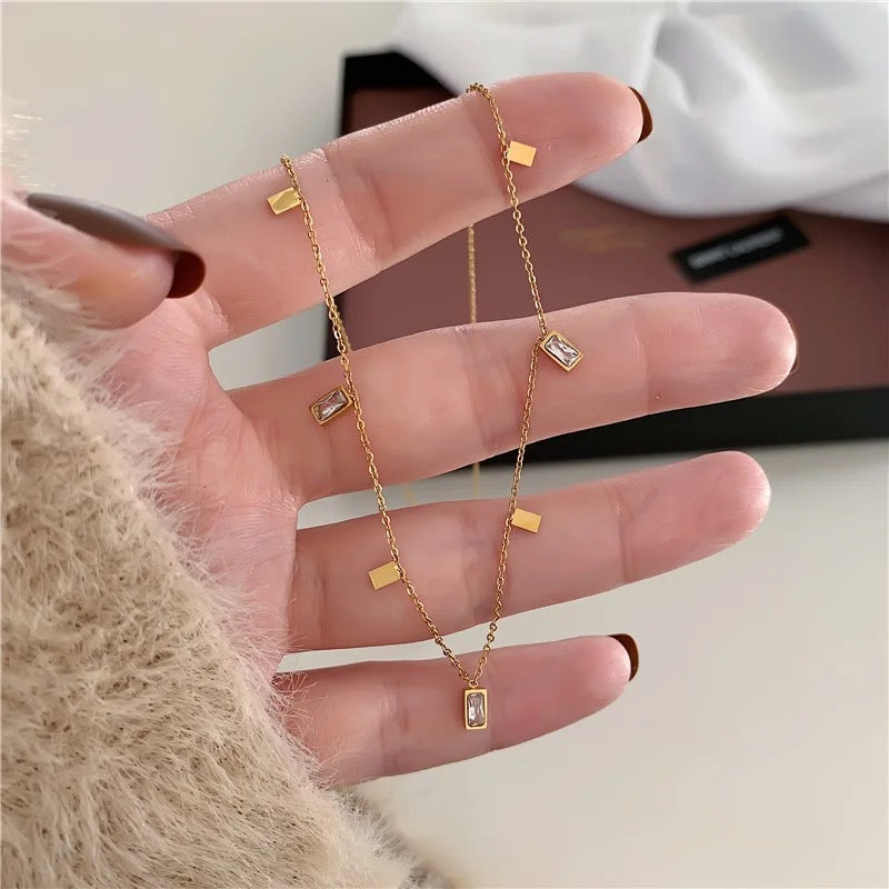Aaliyah Charm Gold Necklaces