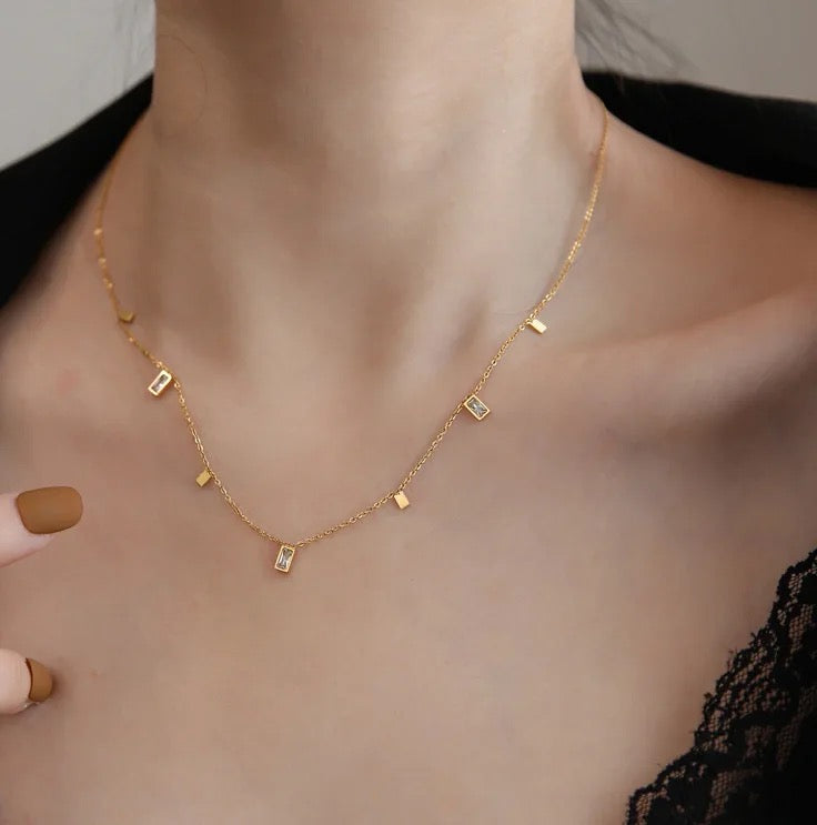 Aaliyah Charm Gold Necklaces