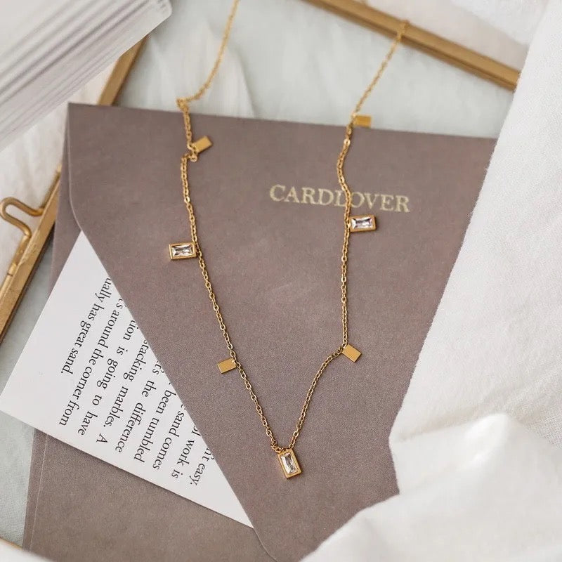 Aaliyah Charm Gold Necklaces
