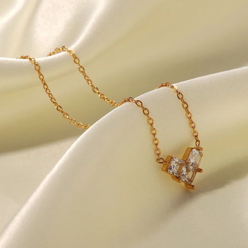 Gigi Princess Heart Minimalist Necklace
