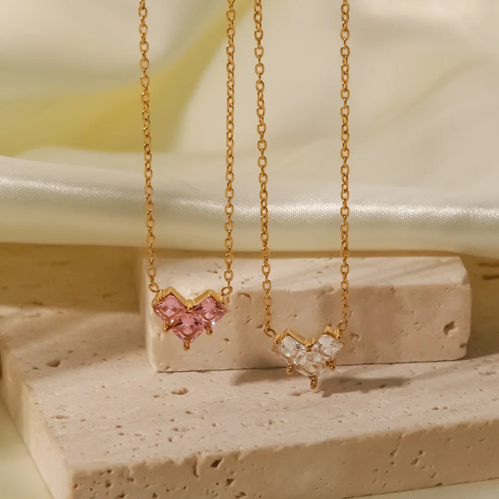 Gigi Princess Heart Minimalist Necklace
